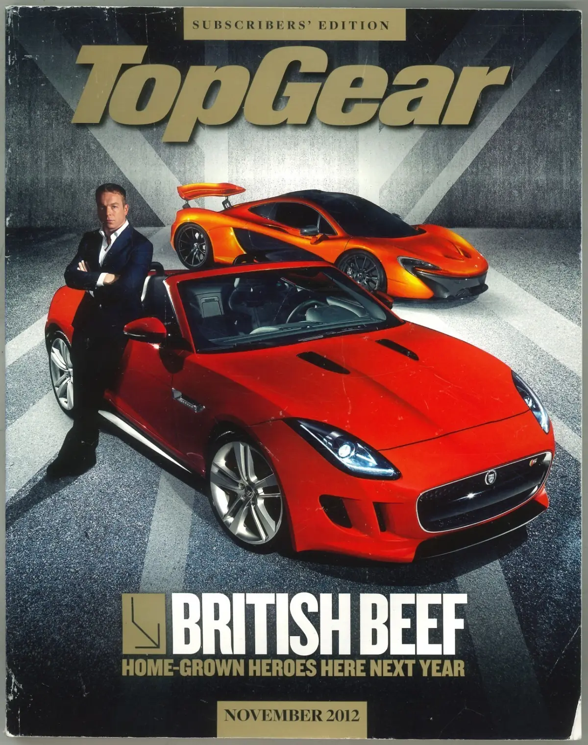 BBC Top Gear Magazine: Issue #236, McLaren P1, Jaguar F-Type, Nov 2012 (Tears)