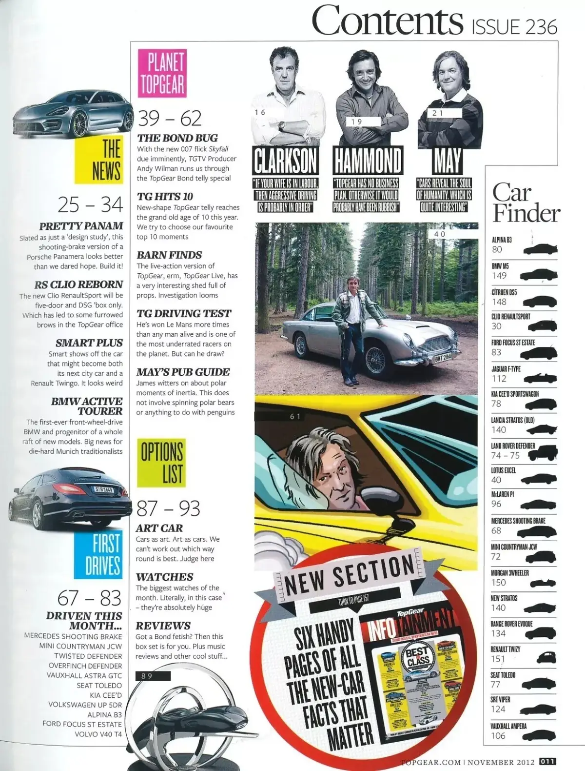 BBC Top Gear Magazine: Issue #236, McLaren P1, Jaguar F-Type, Porsche, Nov 2012 - image 3 | Free standard UK delivery included | Discount Quality Products
