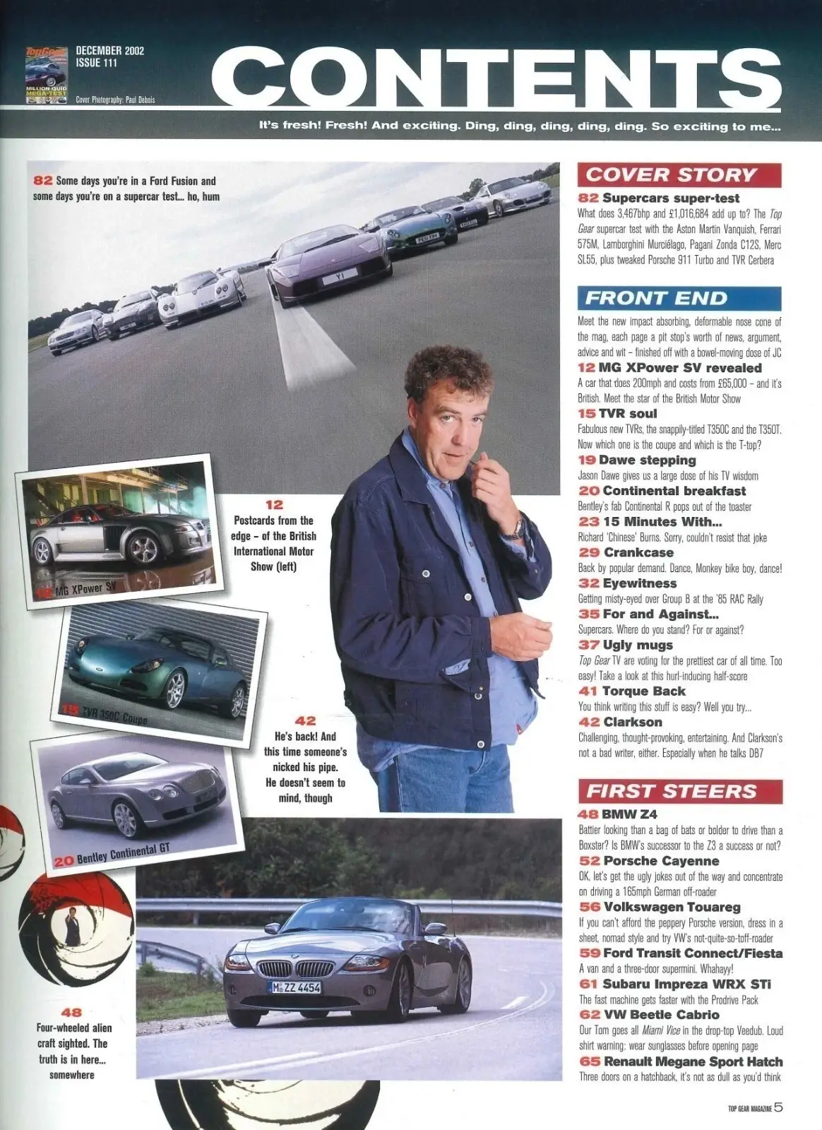 BBC Top Gear Magazine: Issue #111, Lambo Murcielago, MG XPower, TVR, Dec 2002 - image 3 | Free standard UK delivery included | Discount Quality Products
