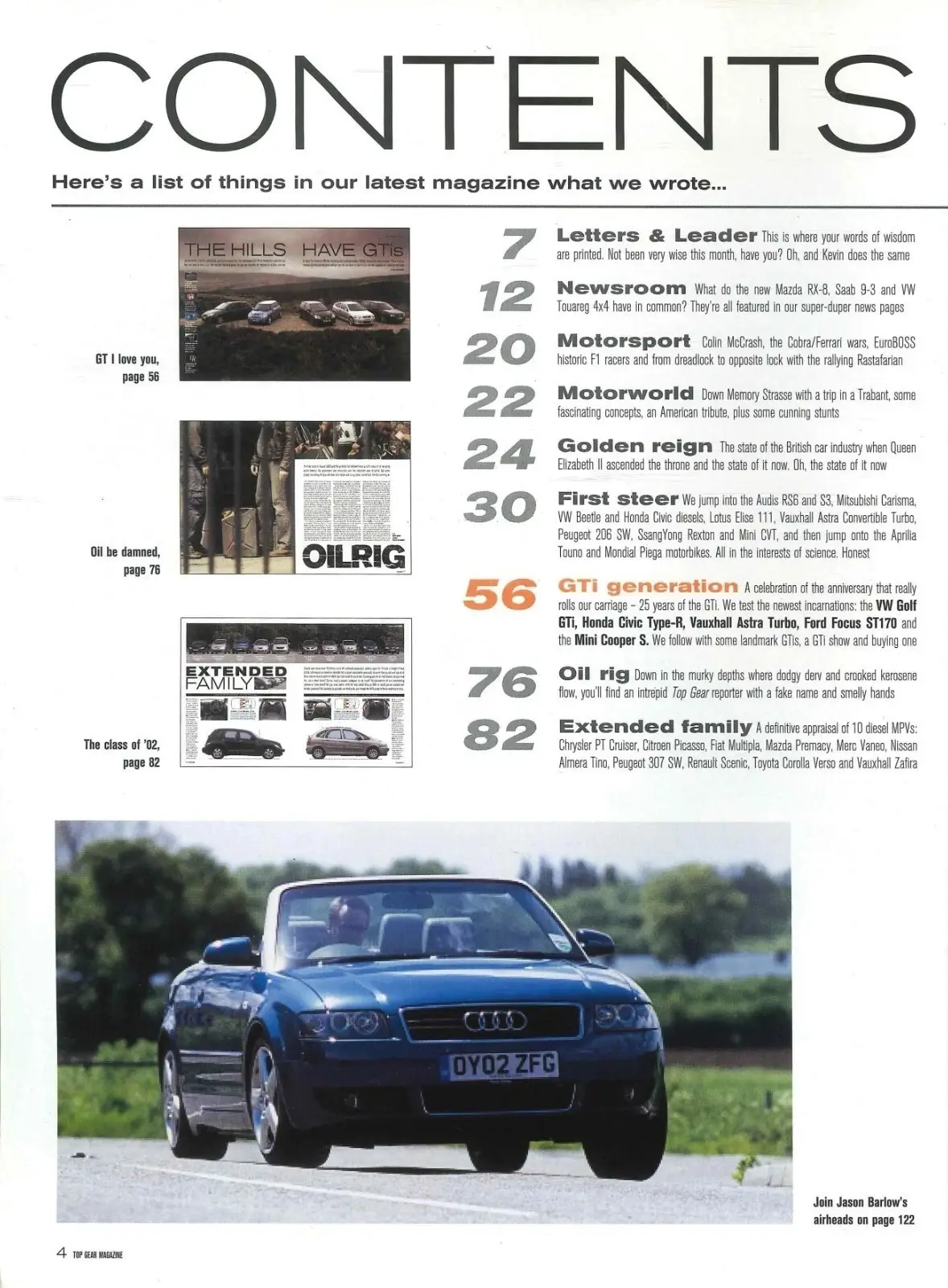 BBC Top Gear Magazine: Issue #106, VW Golf GTi, Focus ST, Cooper S, July 2002 - image 3 | Free standard UK delivery included | Discount Quality Products