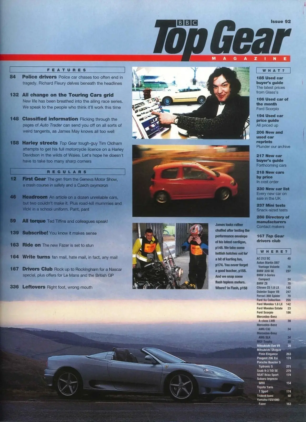 BBC Top Gear Magazine: Issue #92, JD Power Survey, Aston, Mercedes, May 2001 - image 3 | Free standard UK delivery included | Discount Quality Products