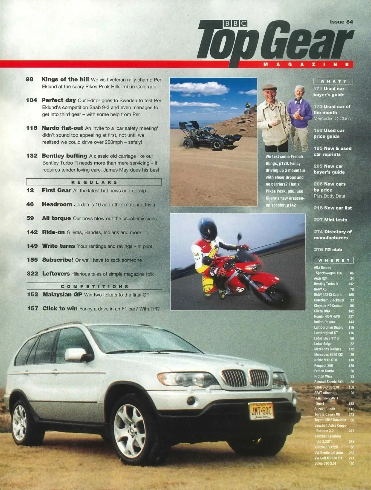 BBC Top Gear Magazine: Issue #84, Vauxhall VX220, Lotus Elise 111S, Sept 2000 - image 4 | Free standard UK delivery included | Discount Quality Products