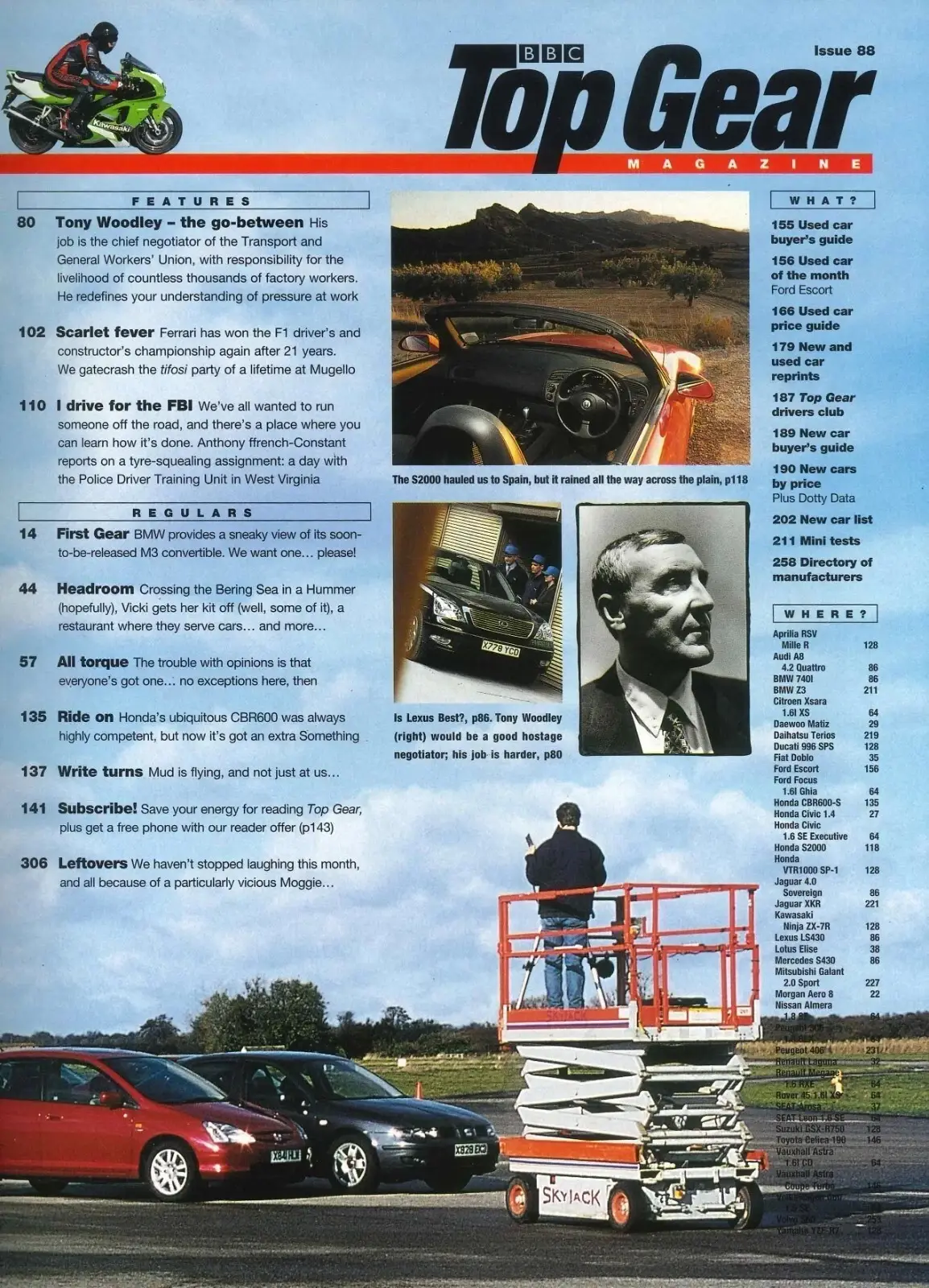 BBC Top Gear Magazine: Issue #88, Lotus Elise, Honda Civic, Lexus, Jan 2001 - image 4 | Free standard UK delivery included | Discount Quality Products