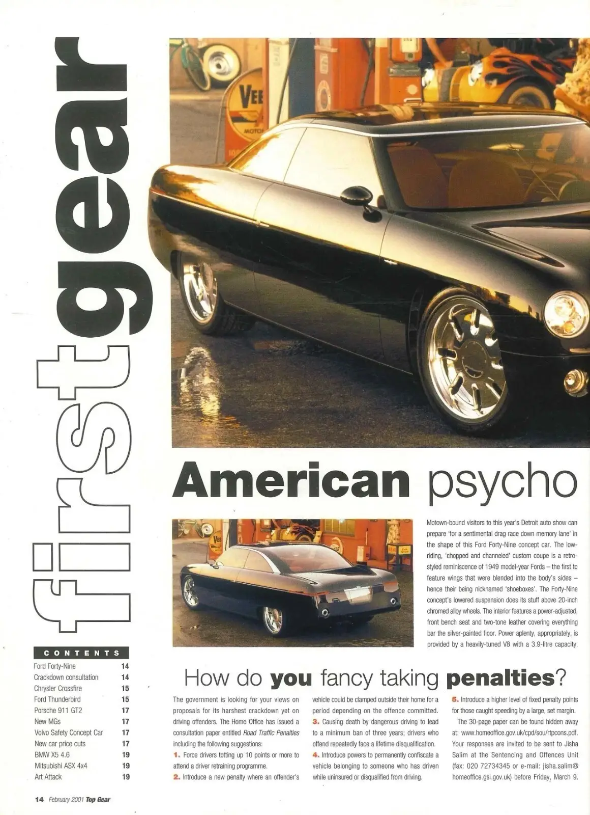 BBC Top Gear Magazine: Issue #89, Vauxhall Corsa SRi, Ford, Porsche, Feb 2001 - image 3 | Free standard UK delivery included | Discount Quality Products