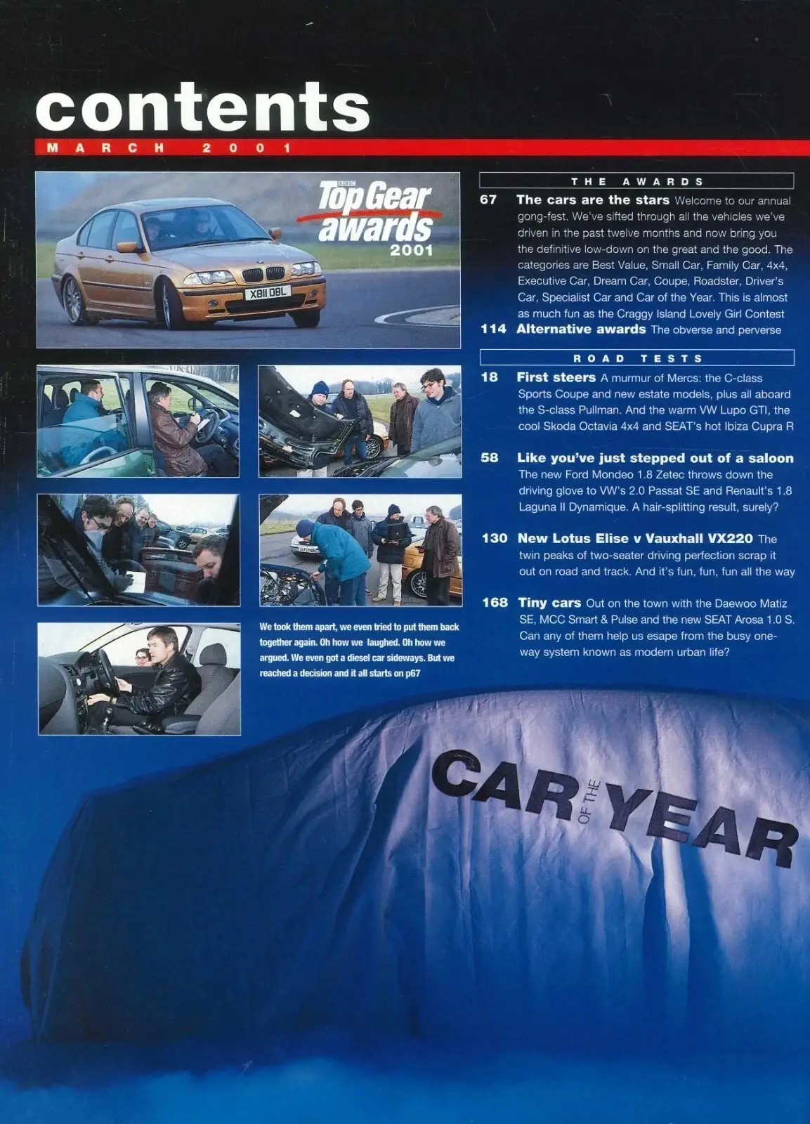 BBC Top Gear Magazine: Issue #90, Awards, Lotus Elise, Mercedes, March 2001 - image 3 | Free standard UK delivery included | Discount Quality Products