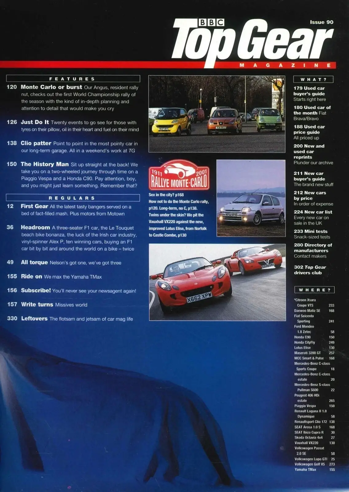 BBC Top Gear Magazine: Issue #90, Awards, Lotus Elise, Mercedes, March 2001 - image 4 | Free standard UK delivery included | Discount Quality Products