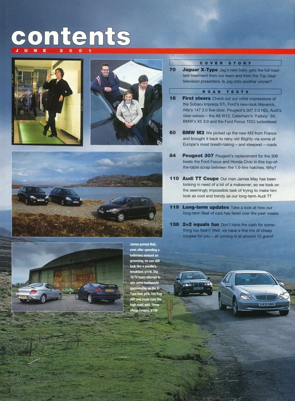 BBC Top Gear Magazine: Issue #93, Jaguar X-Type, Mercedes, June 2001 (Creases) - image 3 | Free standard UK delivery included | Discount Quality Products