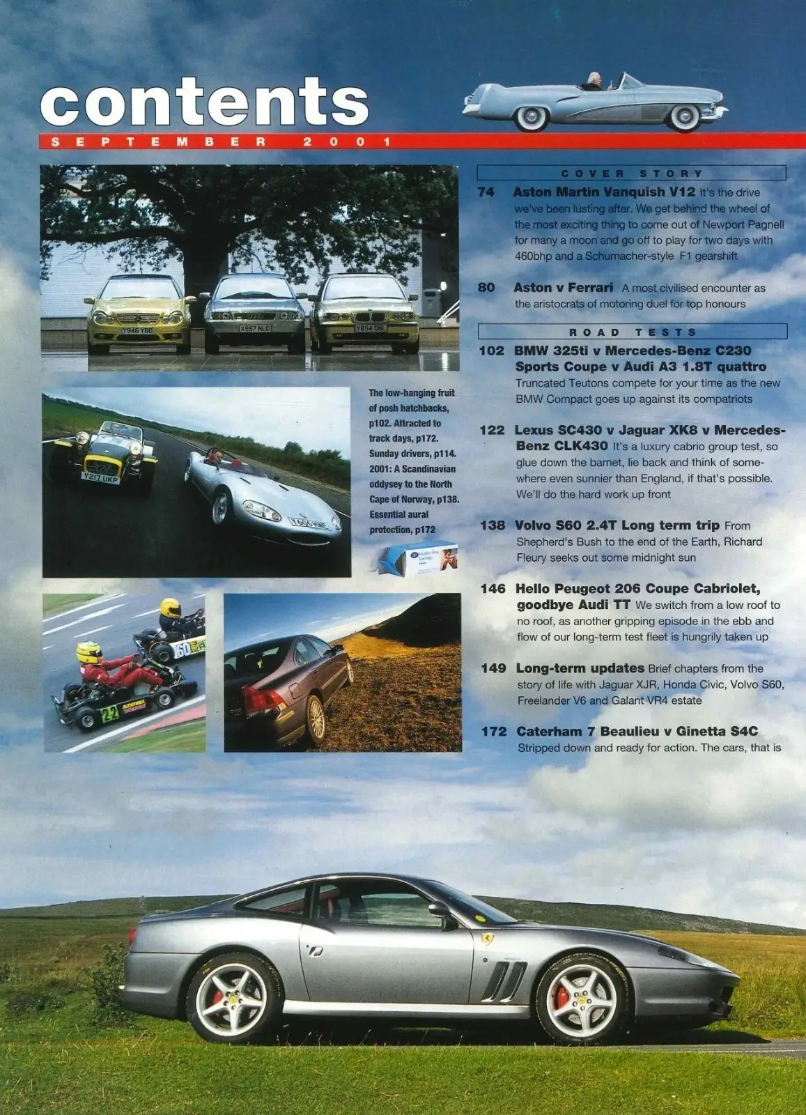 BBC Top Gear Magazine Issue #96, Aston Martin Vanquish, BMW, Sept 2001 (Creases) - image 5 | Free standard UK delivery included | Discount Quality Products