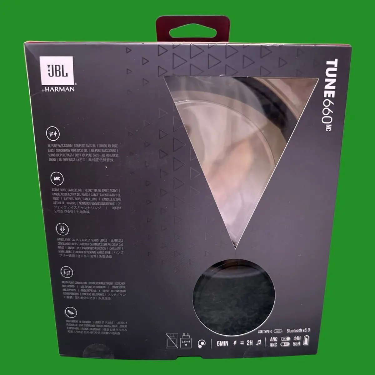 JBL Tune 660NC ANC Noise Cancelling Bluetooth Wireless Over Ear Headphones Black - image 2 | Free standard UK delivery included | Discount Quality Products