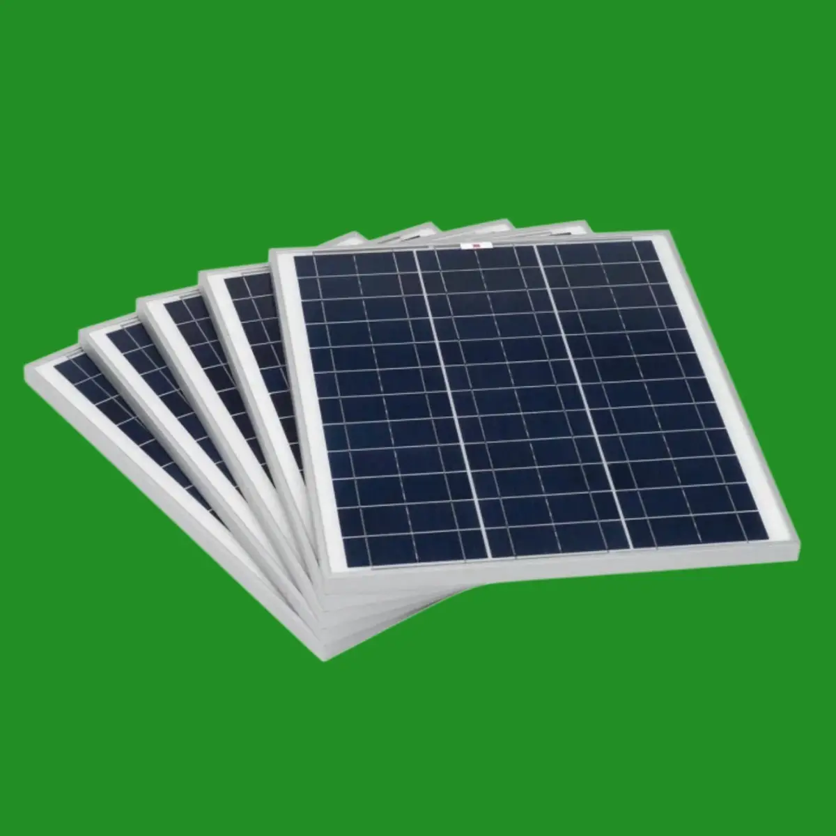 RS PRO 60W Polycrystalline Solar Panel Off Grid RV Caravan Boat Shed Trailer Van