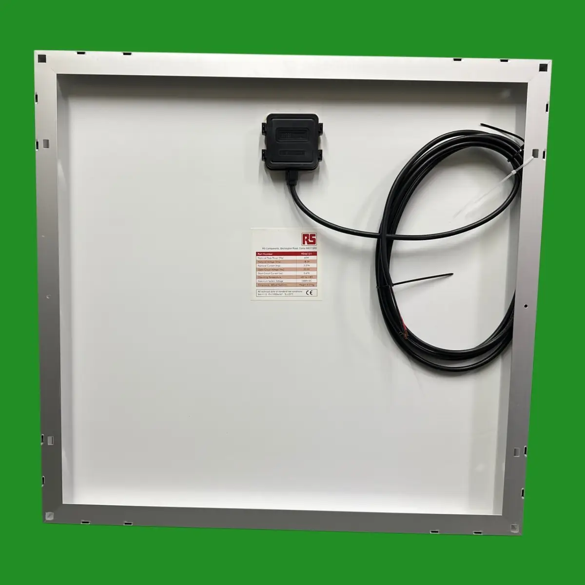 RS PRO 60W Polycrystalline Solar Panel Off Grid RV Caravan Boat Shed Trailer Van - image 5 | Free standard UK delivery included | Discount Quality Products