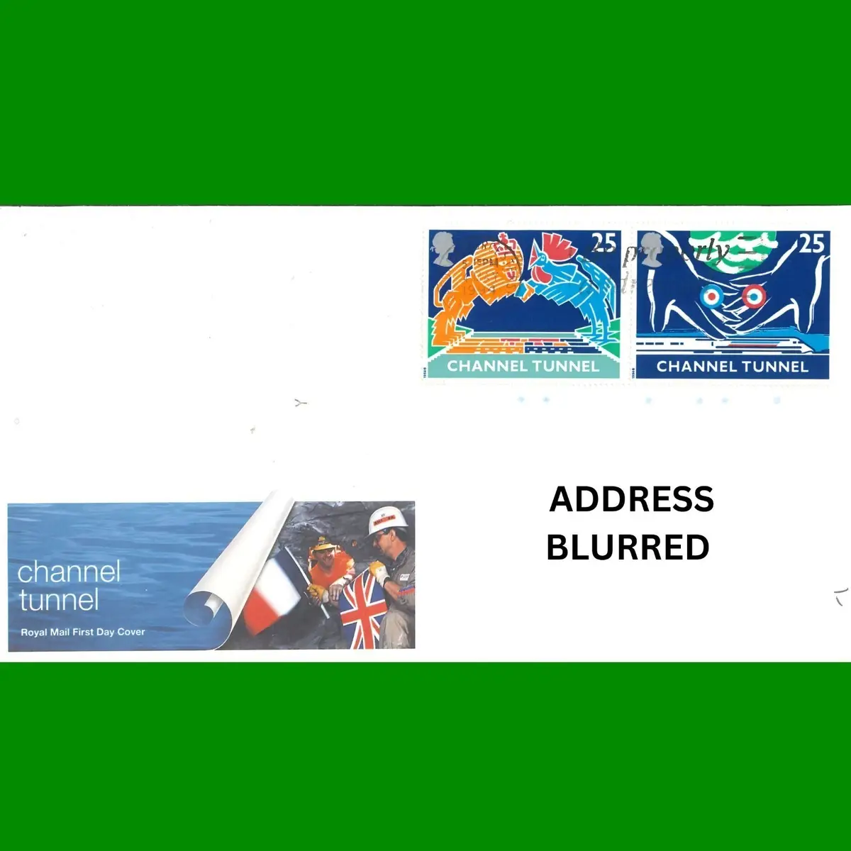 FDC Opening of Channel Tunnel Royal Mail Stamps First Day Cover 3.5.1994
