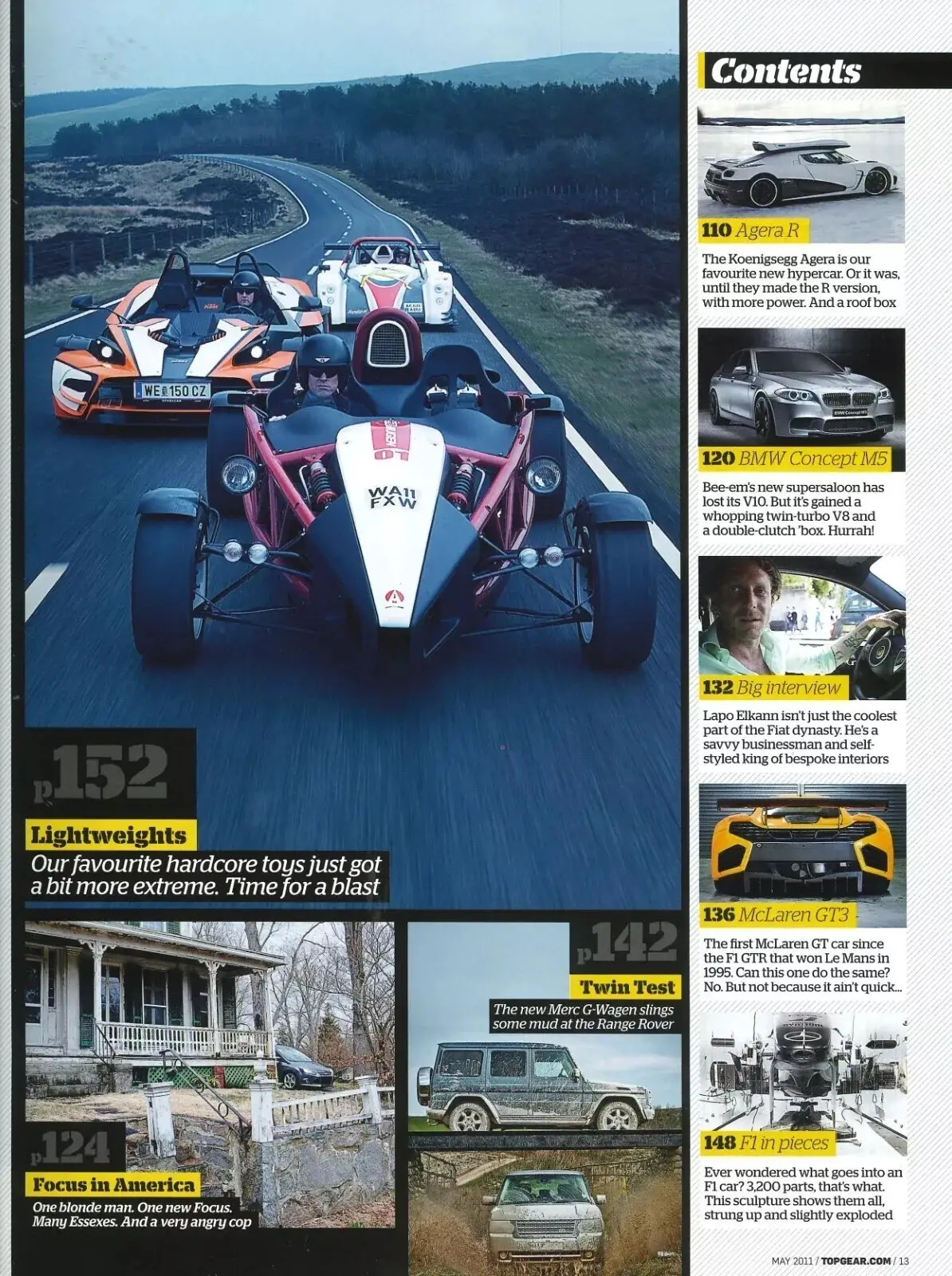 BBC Top Gear Magazine: Issue #217, McLaren GT3 Racer, BMW Concept M5, May 2011 - image 2 | Free standard UK delivery included | Discount Quality Products