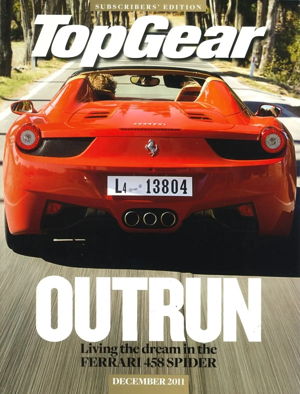 BBC Top Gear Magazine Issue #224, Ferrari 468 Spider, Kia GT, Lotus, Dec 2011