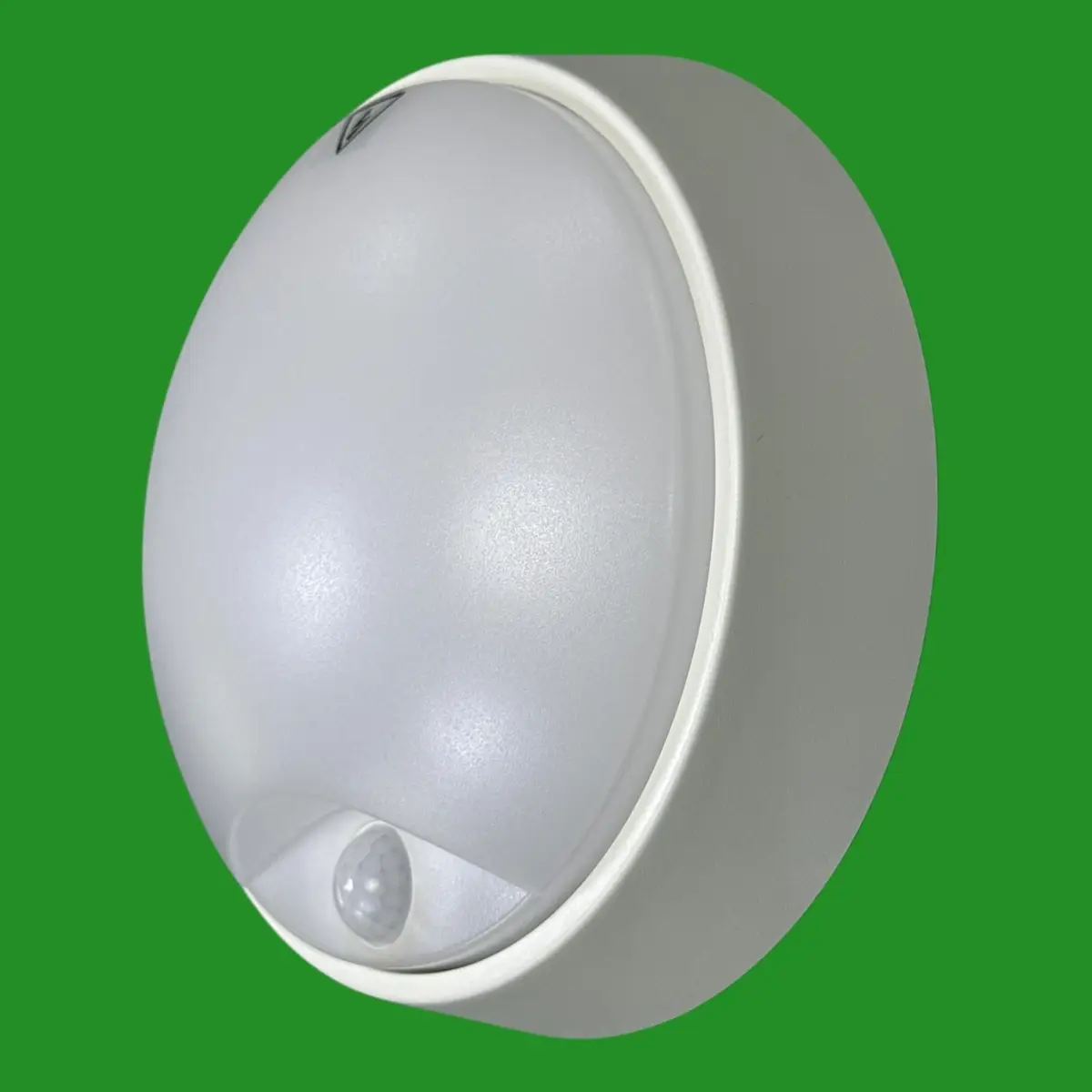 14W Ansell Helder 3x CCT LED White Round PIR Motion Sensor Security Wall Light