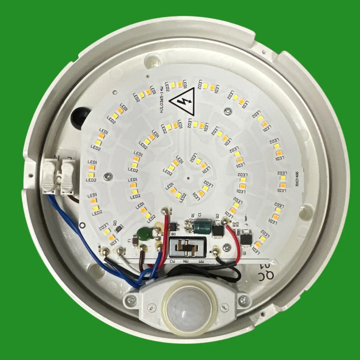 14W Ansell Helder 3x CCT LED White Round PIR Motion Sensor Security Wall Light - image 2 | Free standard UK delivery included | Discount Quality Products