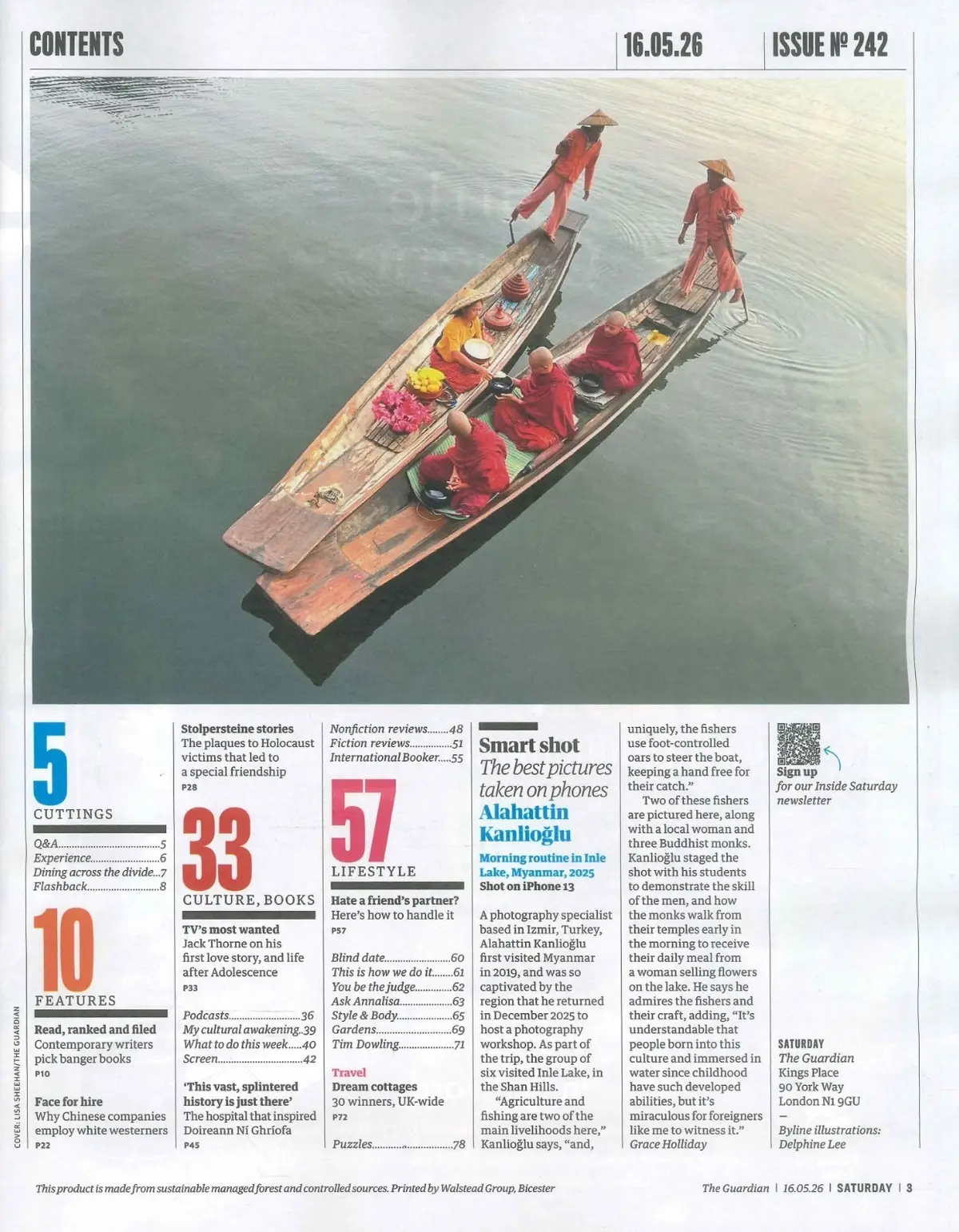 Guardian Saturday Magazin: 100 Best Novels, Alex Hassell, Ellie Simmonds 16.5.26 - image 3 | Free standard UK delivery included | Discount Quality Products