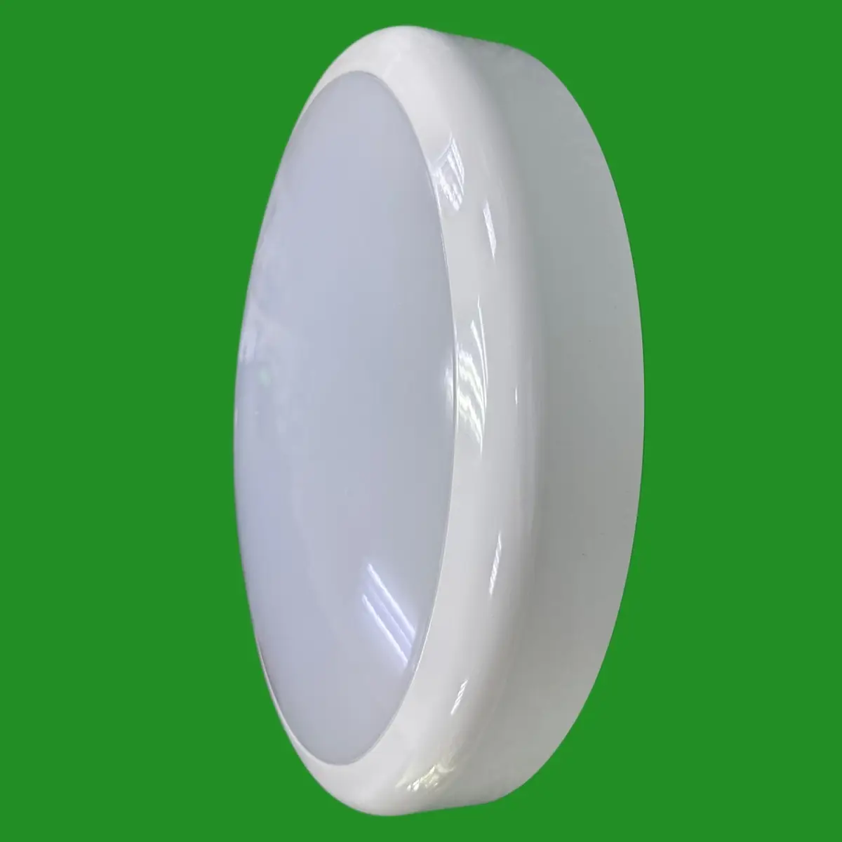 14W (=100W) LED IP44 4000K 315mm Shallow Round Bulkhead Ceiling/Wall Light