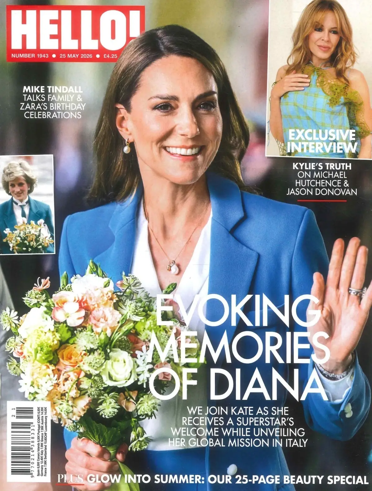 HELLO! Magazine: Princess Kate, Kylie Minogue, King Charles, Camilla, 25.5.26