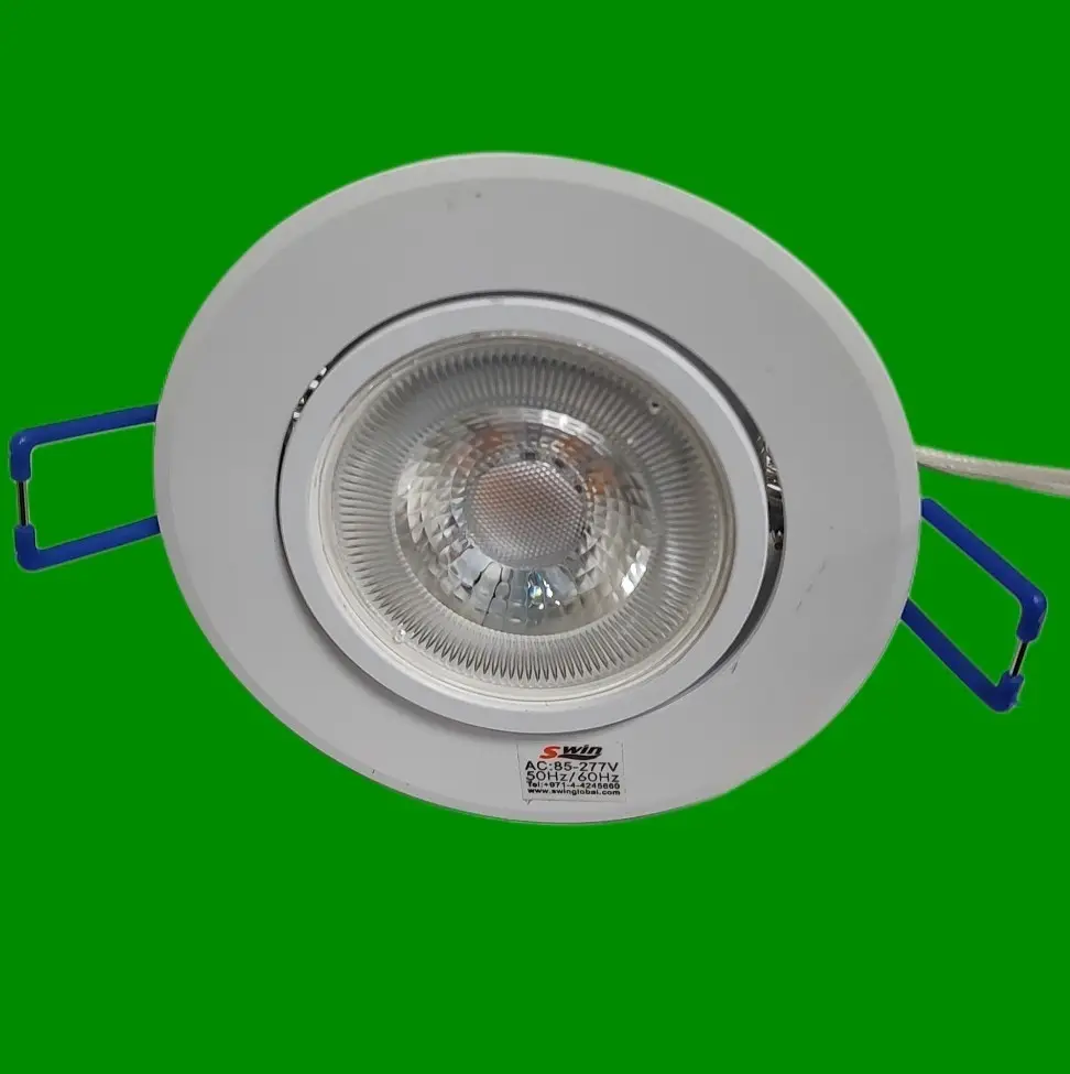 4.2W LED GU10 Tiltable Downlight, Ceiling Recessed Bathroom Spotlight &amp; Fixture