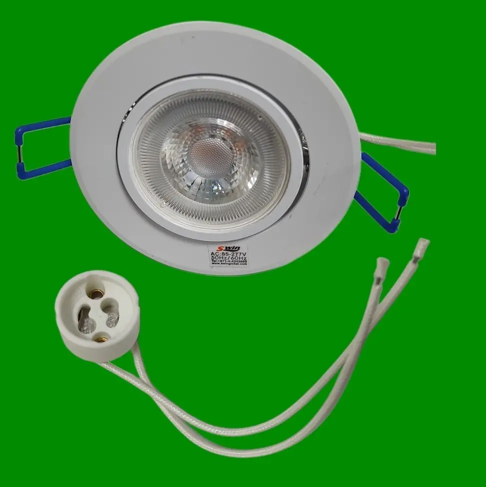 4.2W LED GU10 Tiltable Downlight, Ceiling Recessed Bathroom Spotlight & Fixture - image 4 | Free standard UK delivery included | Discount Quality Products