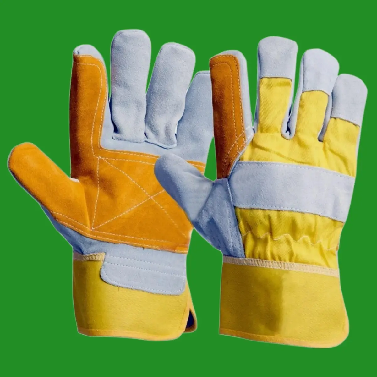 10x Pair RS PRO Large Cowsplit Rigger Gloves, Reinforced Palm, Size 10 XL, 562XL