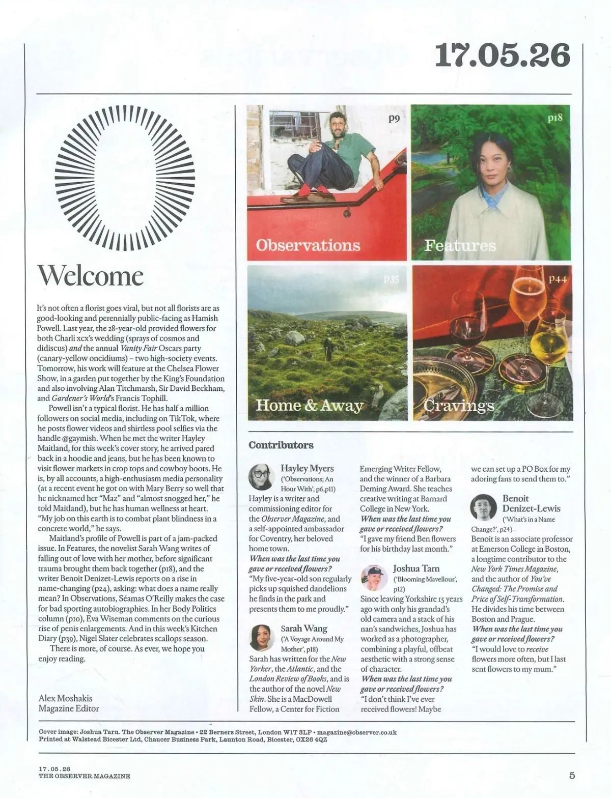 Observer Magazine: Hamish Powell, Adeel Akhtar, Eva Wiseman, N. Slater, 17.5.26 - image 3 | Free standard UK delivery included | Discount Quality Products