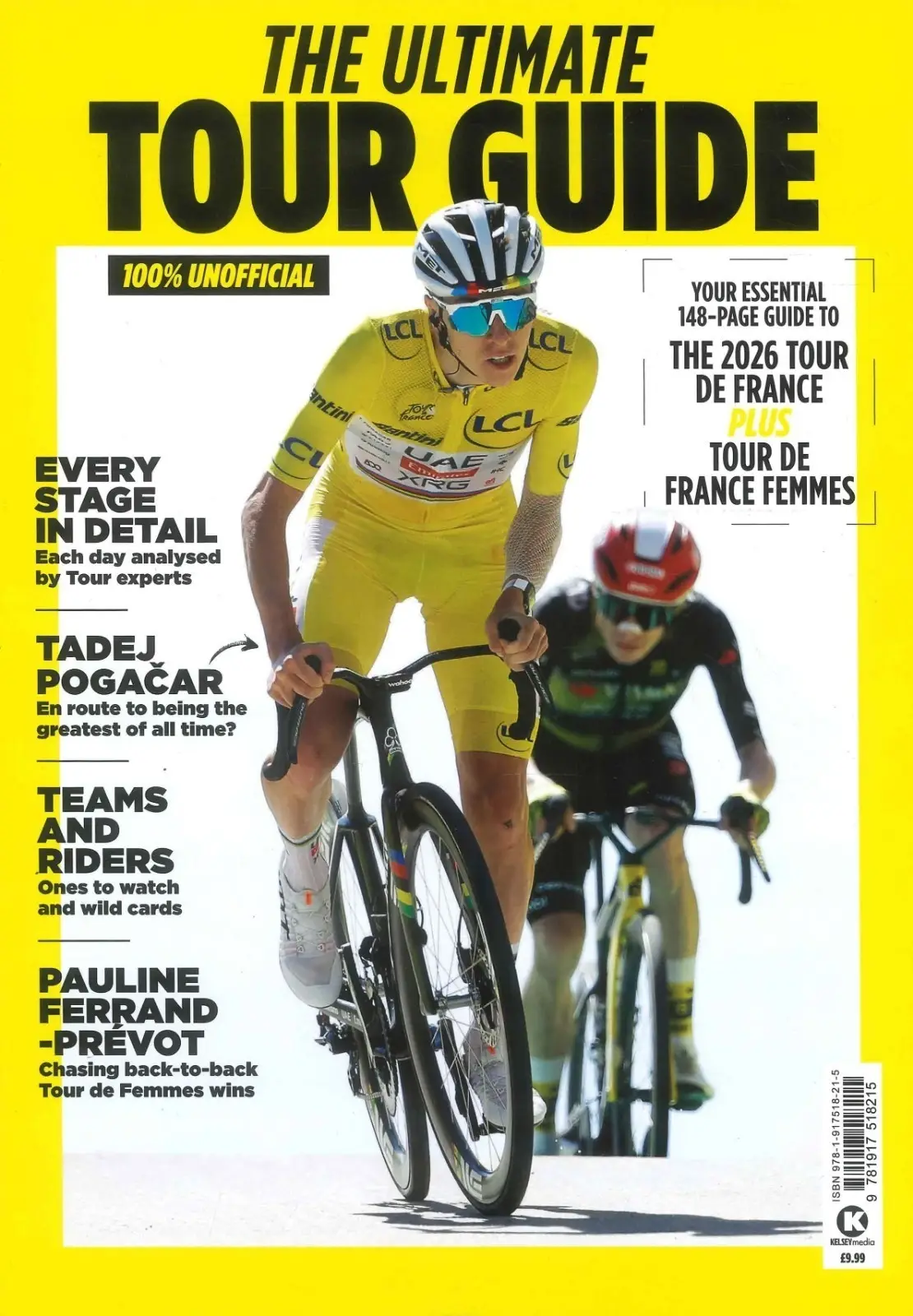 Ultimate Tour de France Guide Magazine: Every Stage &amp; Team, 148-Pages, 2026