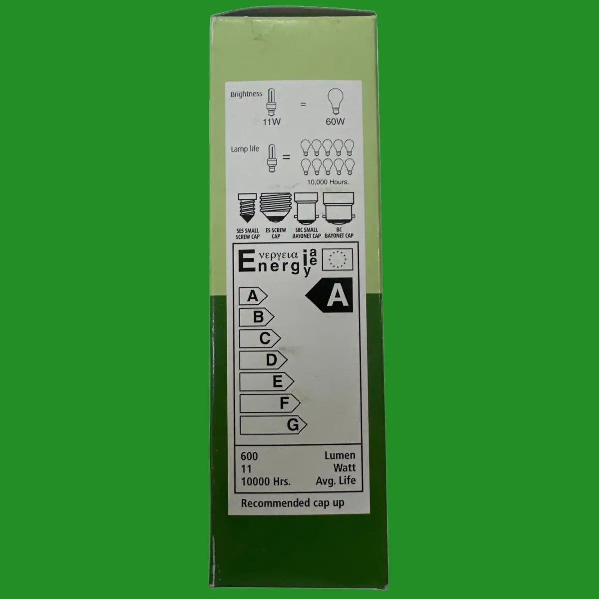 2x 11W (=60W) Morrisons Low Energy Power Saving CFL Stick Light Bulbs BC B22 - image 3 | Free standard UK delivery included | Discount Quality Products