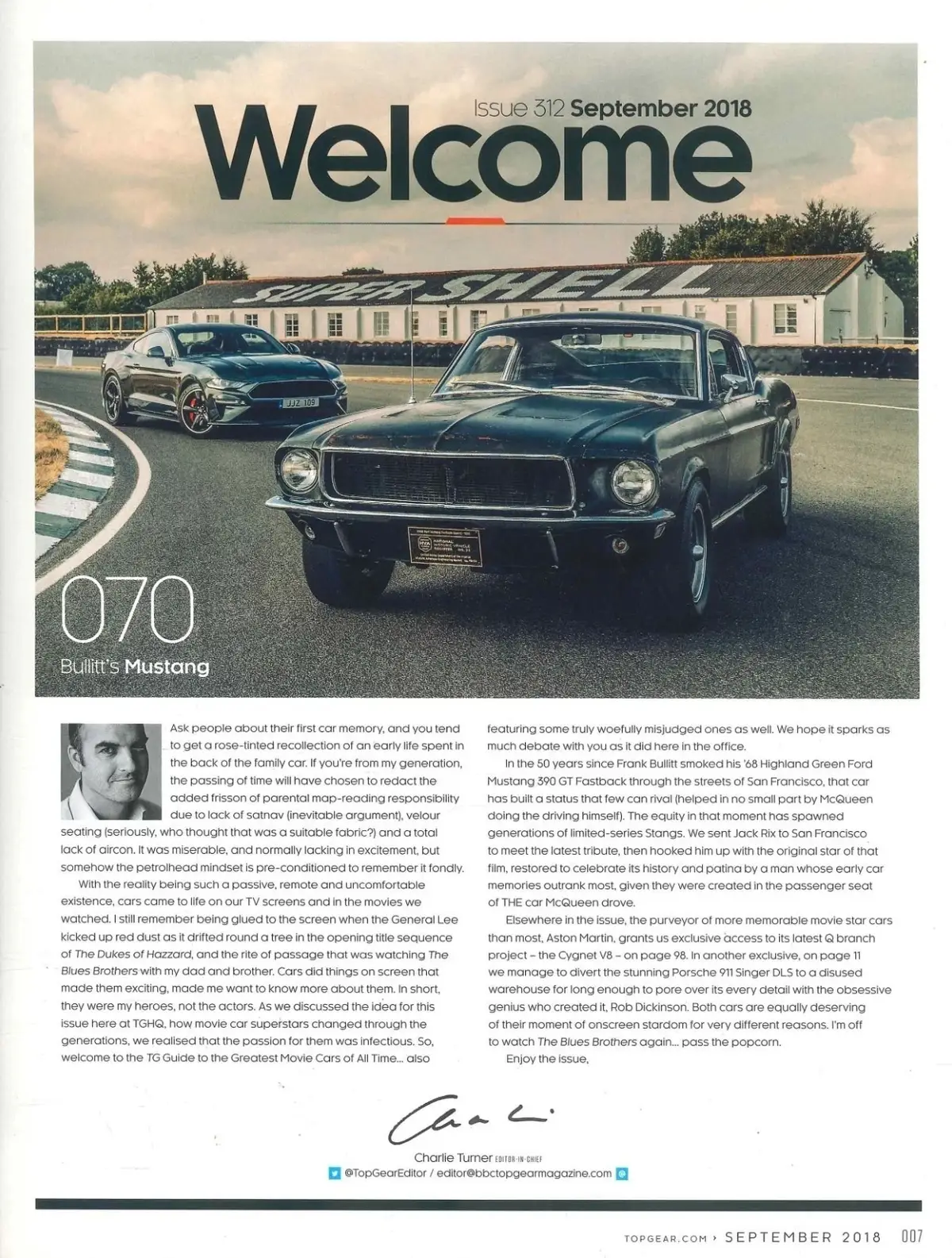 UK BBC Top Gear Magazine: Issue #312, Mustang, Porsche, Bugatti Divo, Sept 2018 - image 3 | Free standard UK delivery included | Discount Quality Products