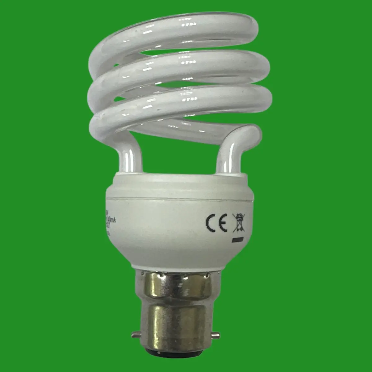 1x 20W (=90W) GE Low Energy Power Saving CFL Spiral Light Bulbs BC B22 Lamp - image 3 | Free standard UK delivery included | Discount Quality Products