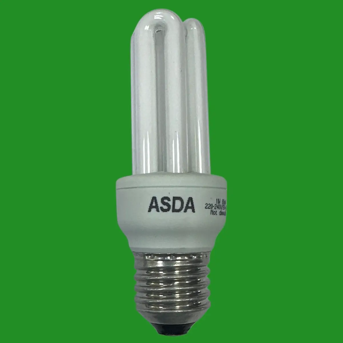 11W (=47W) ASDA Low Energy CFL Mini Stick Light Bulb 2700K ES E27 Edison Screw - image 2 | Free standard UK delivery included | Discount Quality Products