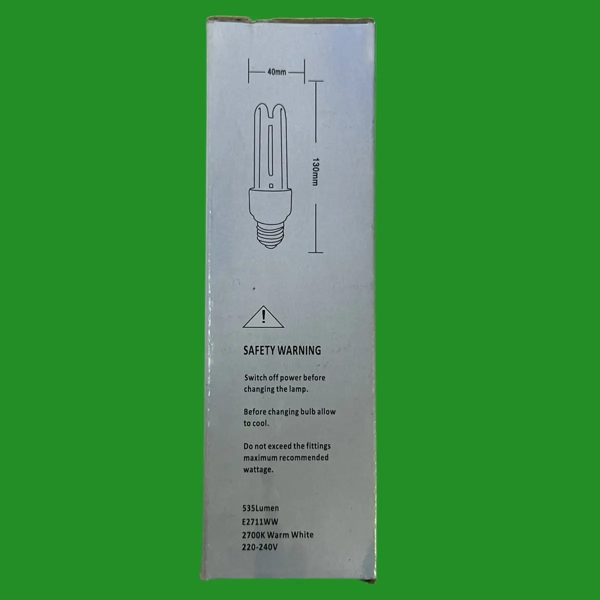 11W (=50W) Long Life Low Energy CFL Stick Light Bulb 2700K ES E27 Edison Screw - image 3 | Free standard UK delivery included | Discount Quality Products