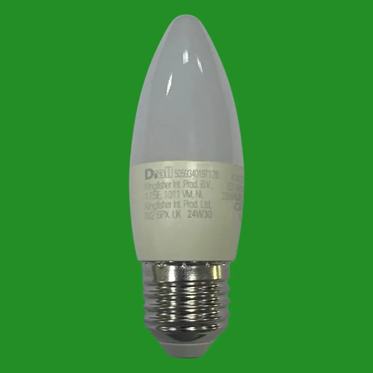 2x 4.2 (=40W) Diall LED Pearl Candle 2700K Light Bulbs ES E27 Edison Screw Lamp - image 2 | Free standard UK delivery included | Discount Quality Products