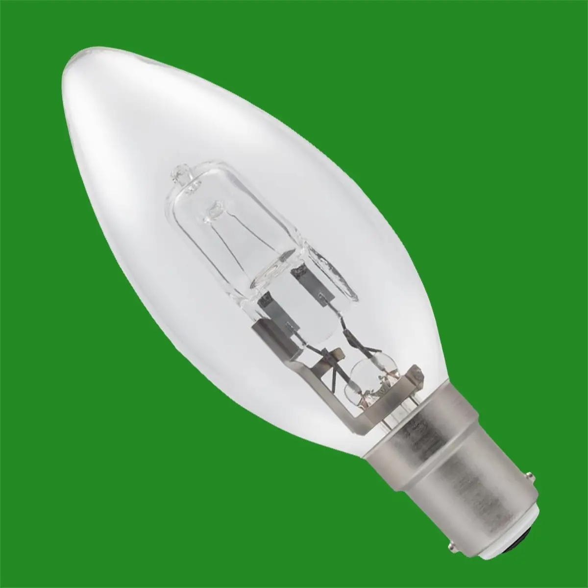2x 42W =55W Homebase Dimmable Eco Halogen Clear Candle Light Bulbs SBC B15 Lamp - image 4 | Free standard UK delivery included | Discount Quality Products