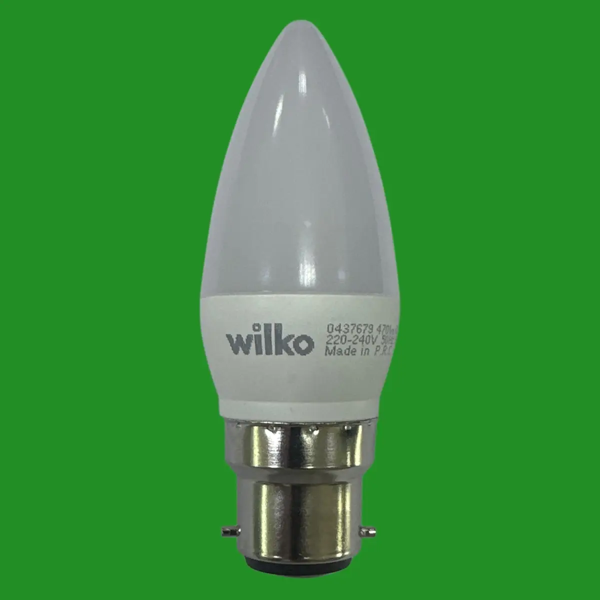5W =40W Wilko Dimmable LED Candle Light Bulb BC B22 Bayonet 6500K Daylight White - image 2 | Free standard UK delivery included | Discount Quality Products