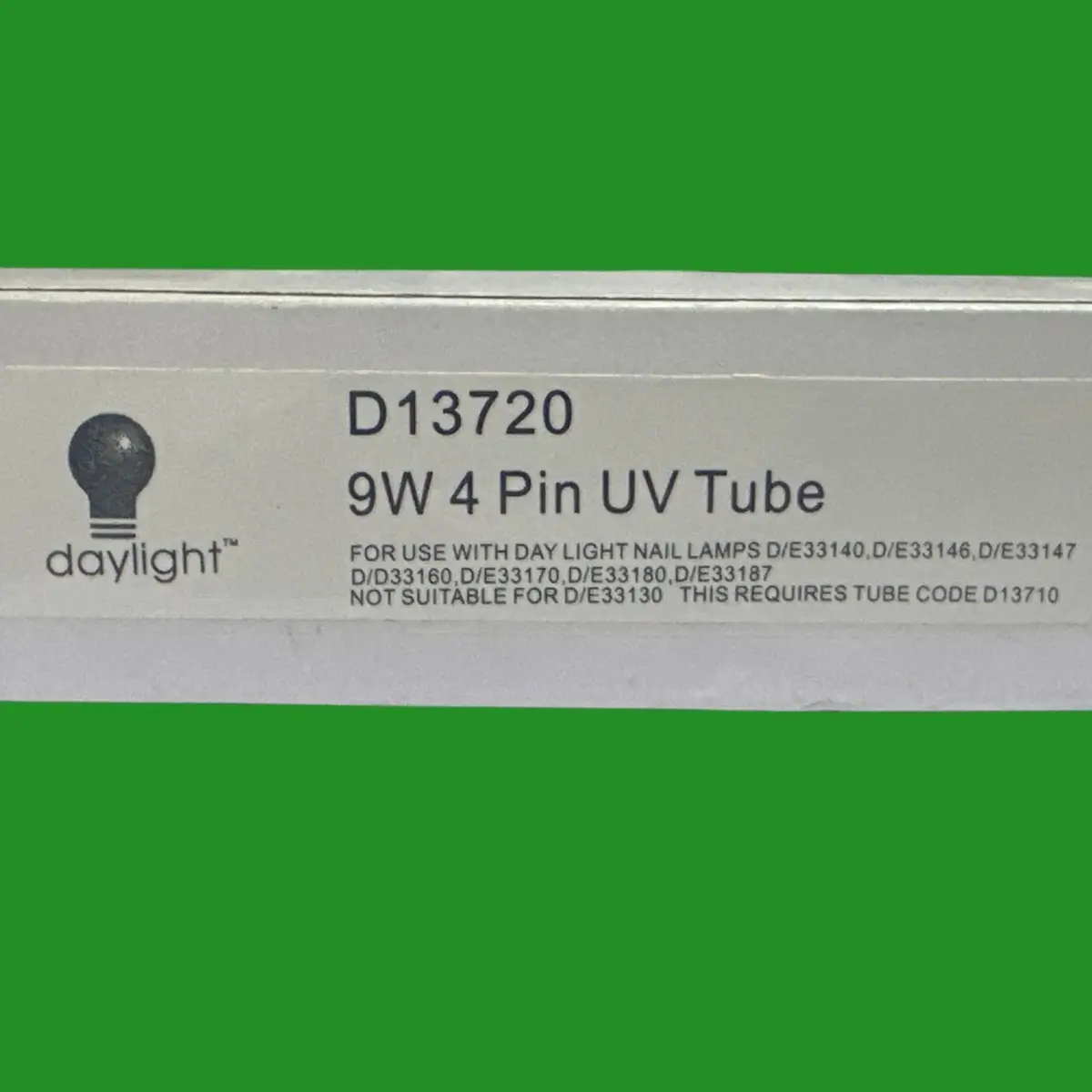 9W 2G7 UV 4 Pin Tube Light Bulb 365nm, D13720, For Daylight Nail Lamps Art Gel - image 2 | Free standard UK delivery included | Discount Quality Products