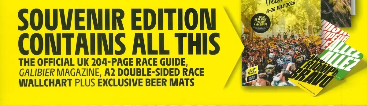 Tour de France Souvenir Edition Official 2026 Race Guide, Magazine, Wallchart - image 4 | Free standard UK delivery included | Discount Quality Products