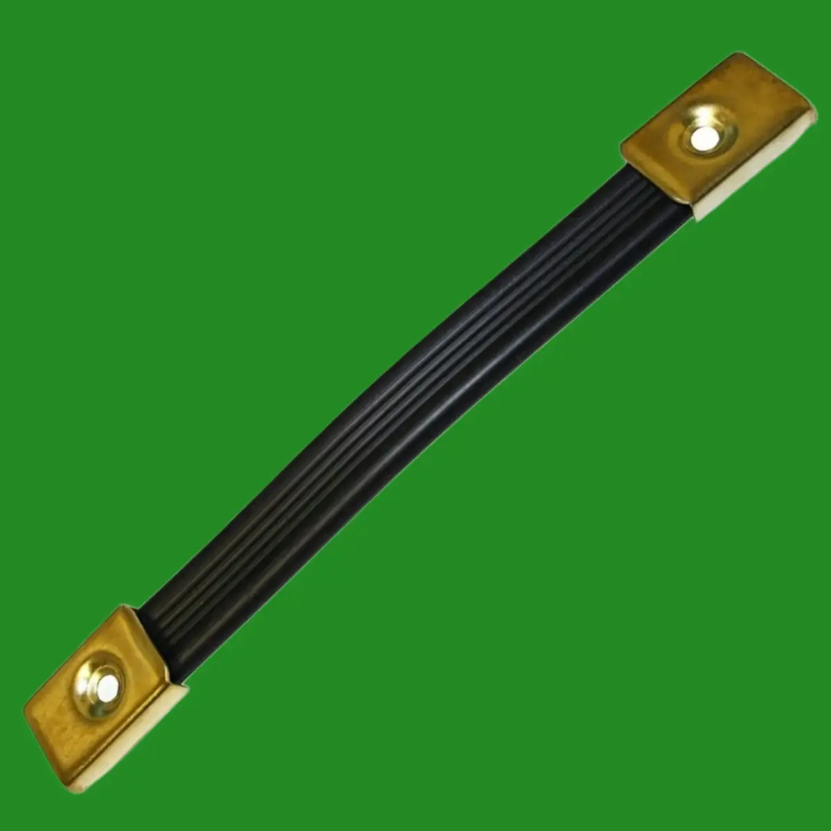 2x 185mm Black Plastic Brass Plated Luggage Strap Handle Musical Instrument Case - image 3 | Free standard UK delivery included | Discount Quality Products