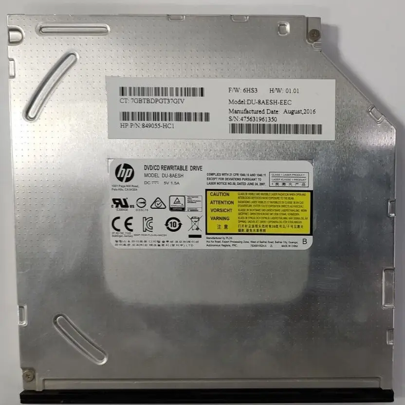 HP OMEN-X by HP 900-099nn, DVD CD Rewritable Optical Disc Drive, DU-8AESH-EEC