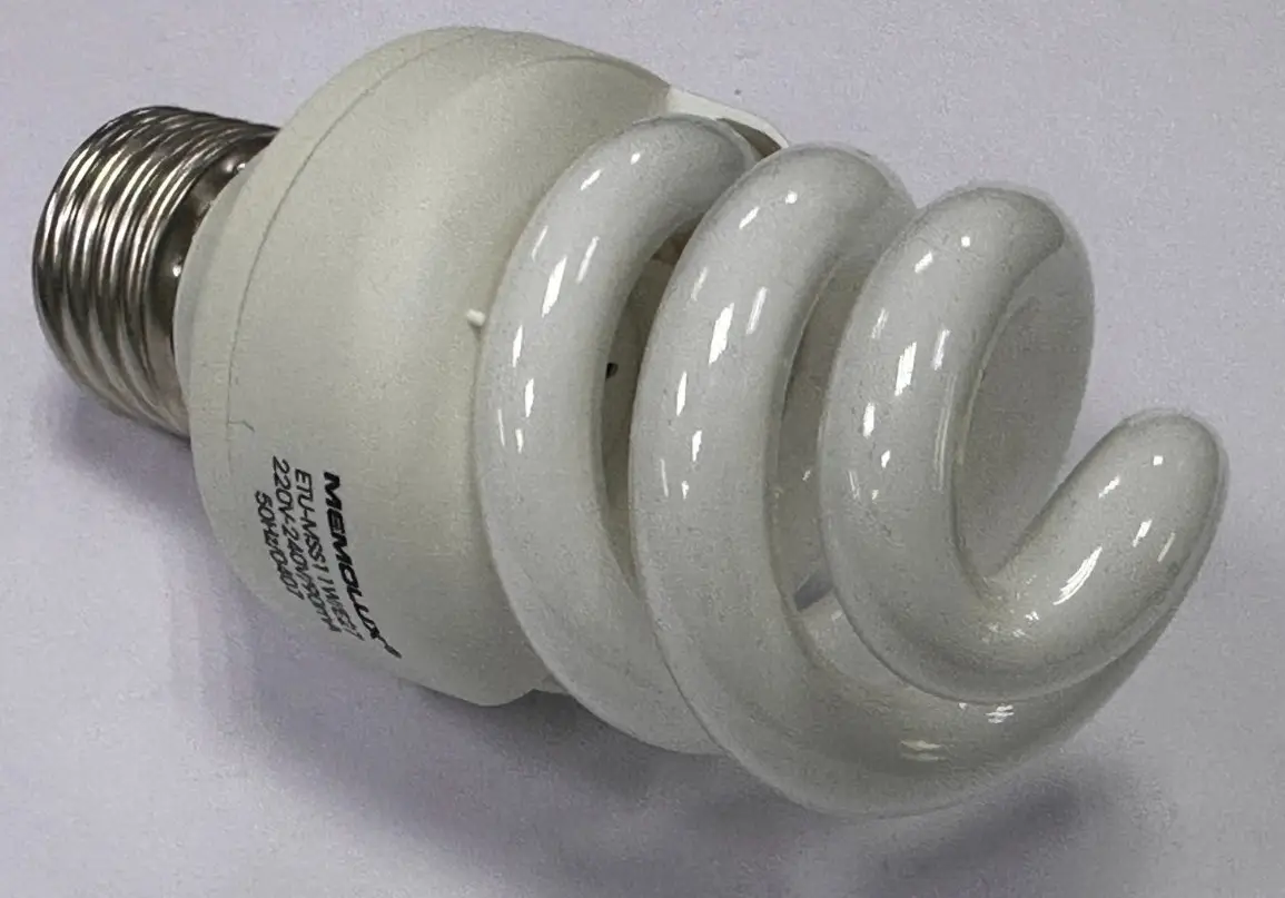 4x 11W Memolux Mini Spiral CFL Low Energy Light Bulbs 2700K Edison Screw E27 ES - image 2 | Free standard UK delivery included | Discount Quality Products