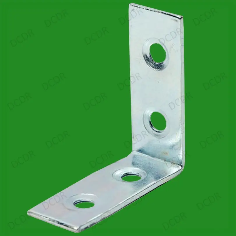 8x 50mm (2") Corner Braces, L Shaped, Right Angle Support Fixing Repair Brackets