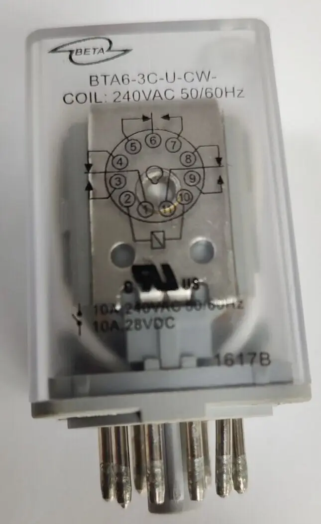 Maplin Power Electromagnetic Relay 240VAC 10A 3PDT, Industrial High Power JG64U
