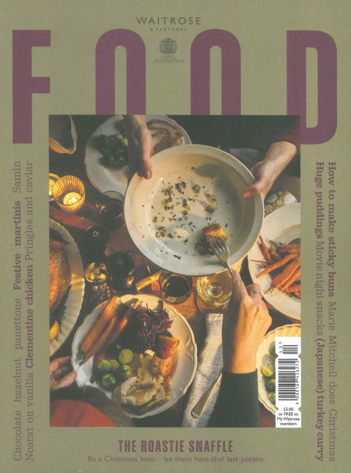 Waitrose &amp; Partners Food Magazine: Christmas Cooking &amp; Baking Recipes, Dec 2025