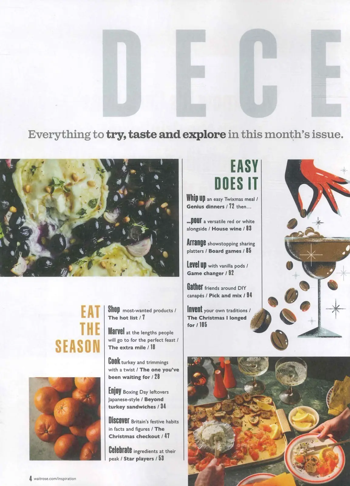 Waitrose & Partners Food Magazine: Christmas Cooking & Baking Recipes, Dec 2025 - image 3 | Free standard UK delivery included | Discount Quality Products
