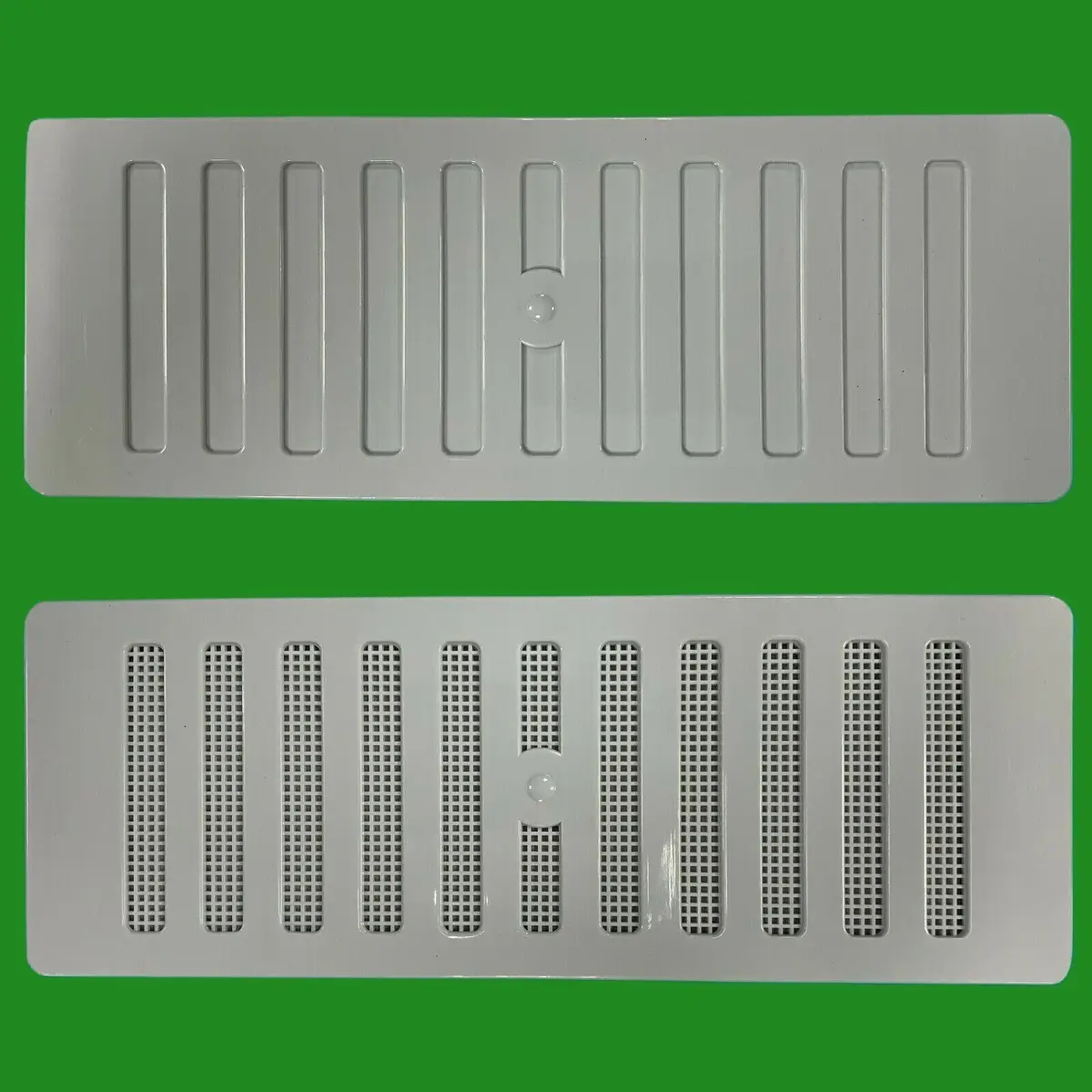 Adjustable White Air Vent Ventilation Grill 282x105mm Air Flow Holes