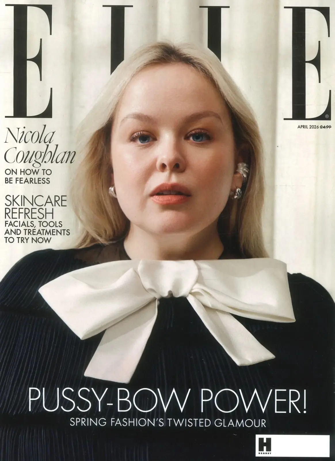 Elle Magazine: Nicola Coughlan, Clara Amfo, Sadie Sink, Fashion, April 2026
