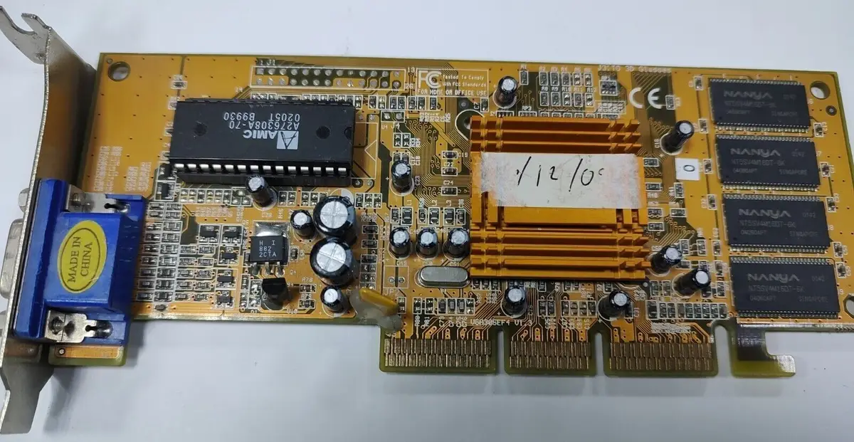 ECS Elitegroup AG305-32 32MB AGP Vintage Retro Video Graphics Card VGA Output