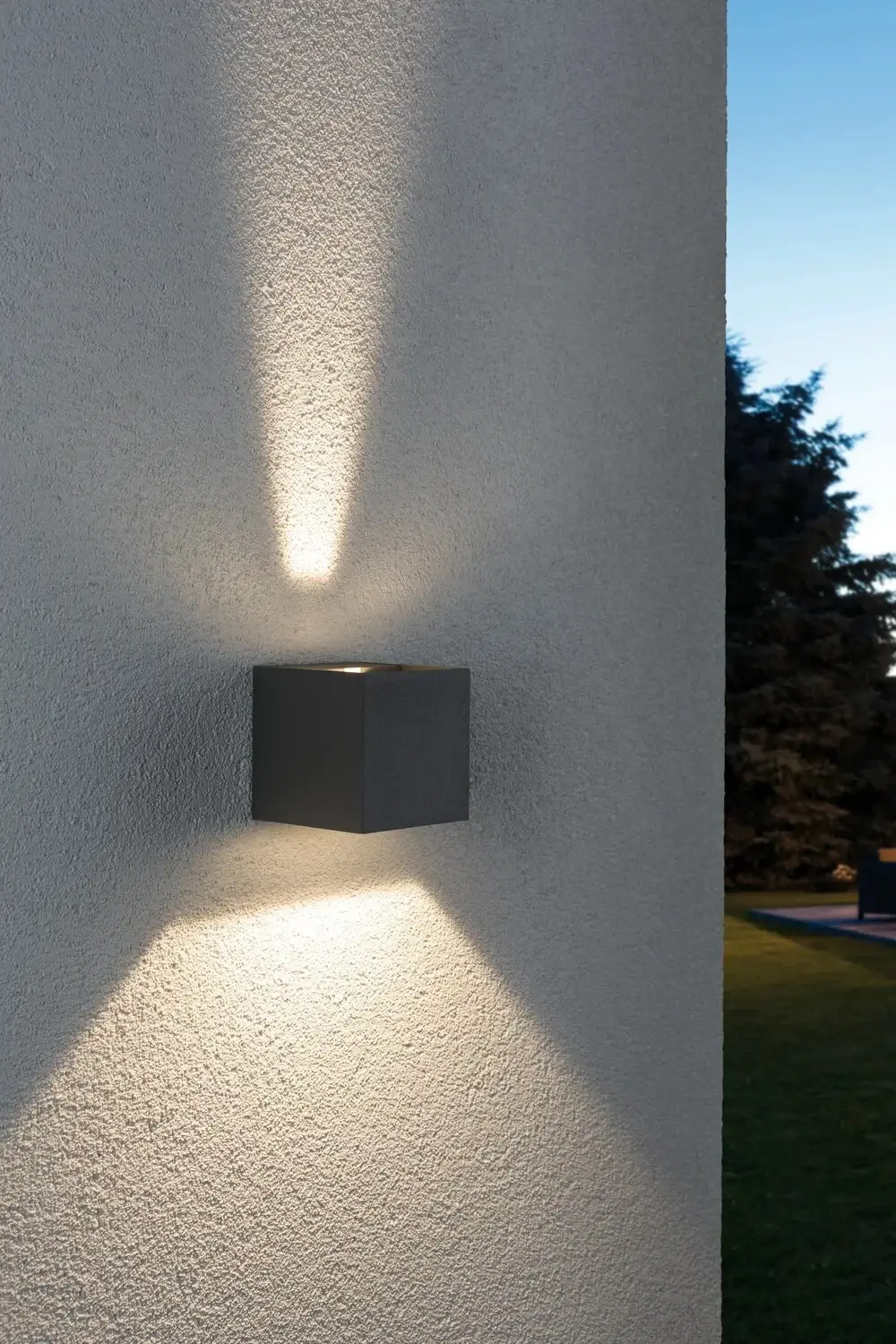Paulmann Cybo Square IP65 Outdoor LED Wall Light Up Down Lamp Exterior Luminaire - image 5 | Free standard UK delivery included | Discount Quality Products