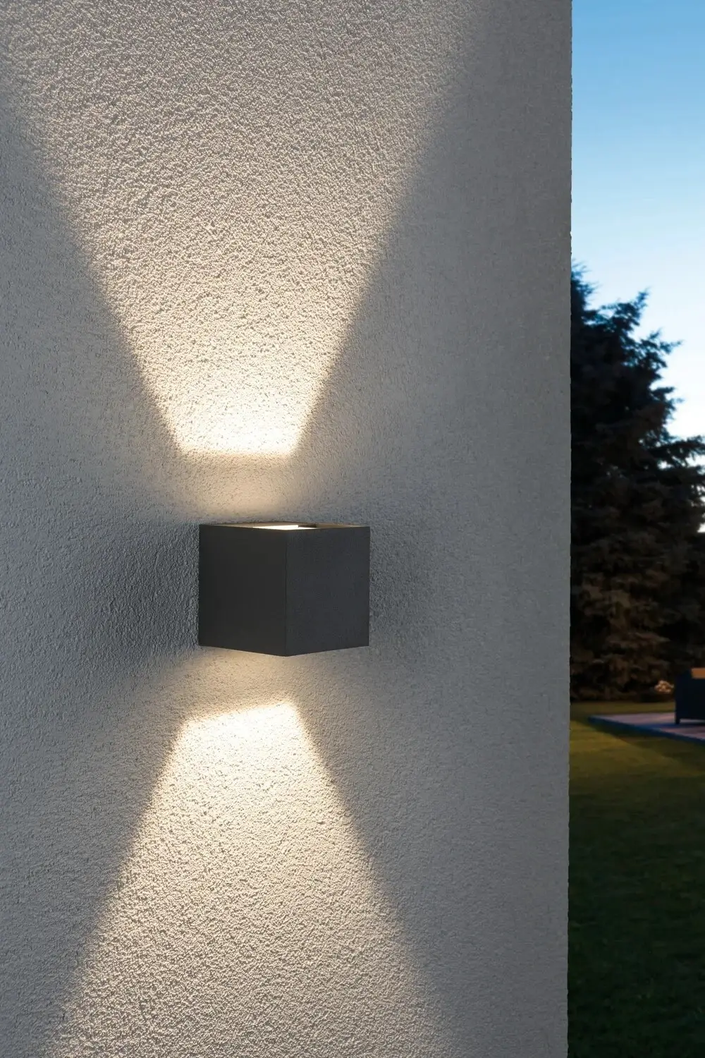 Paulmann Cybo Square IP65 Outdoor LED Wall Light Up Down Lamp Exterior Luminaire - image 6 | Free standard UK delivery included | Discount Quality Products
